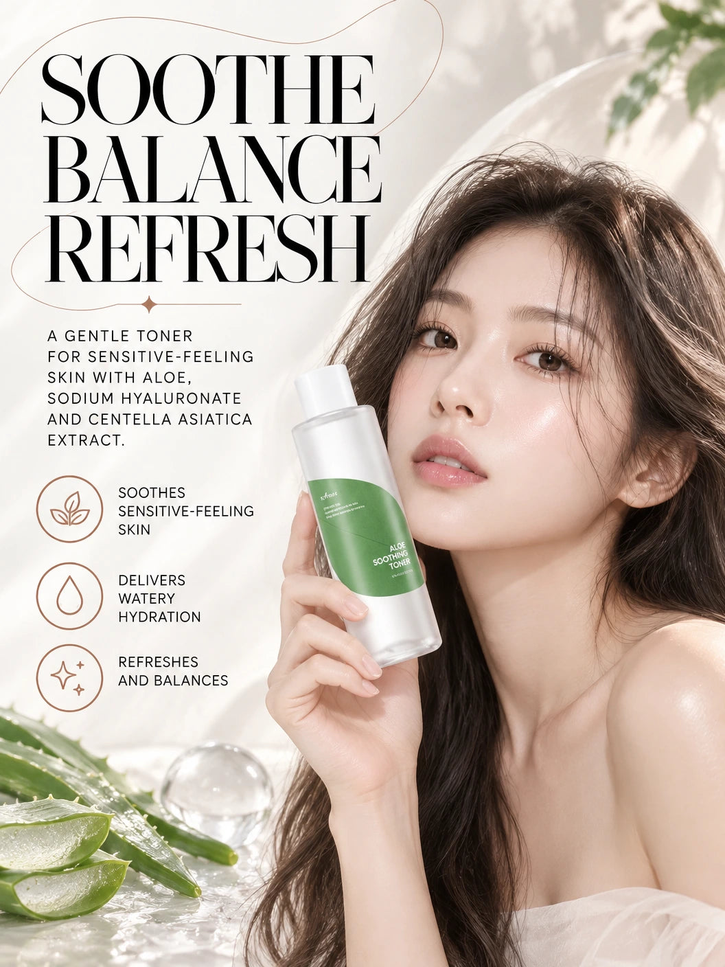 Aloe Soothing Toner 200ml | ISNTREE | ISNTREE Aloe Soothing Toner – Artisanal Hydrating Essence