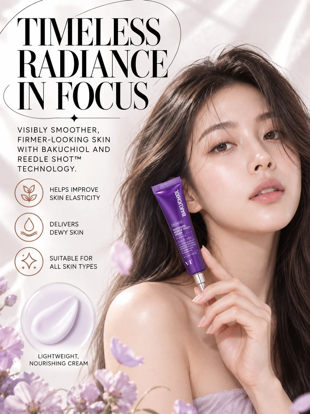 Bakuchiol Reedle Shot Cream 30ml | VT Cosmetics | VT Cosmetics Bakuchiol Cream - Artisanal Anti-Aging Luxury