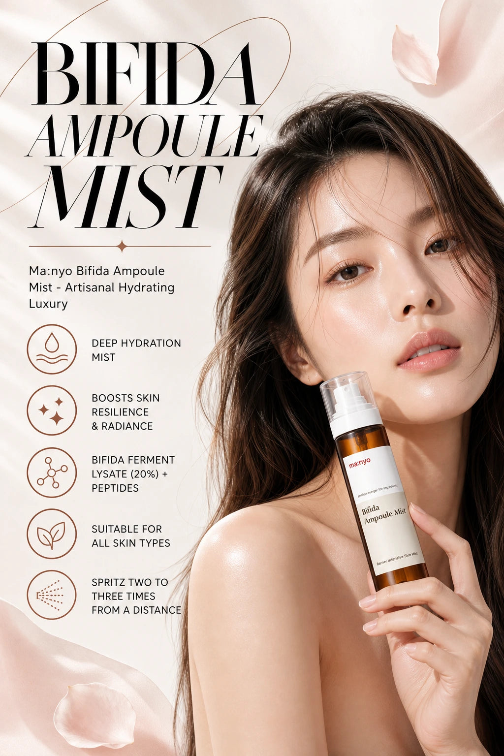 Bifida Ampoule Mist 120ml | Ma:nyo | Ma:nyo Bifida Ampoule Mist - Artisanal Hydrating Luxury Spray