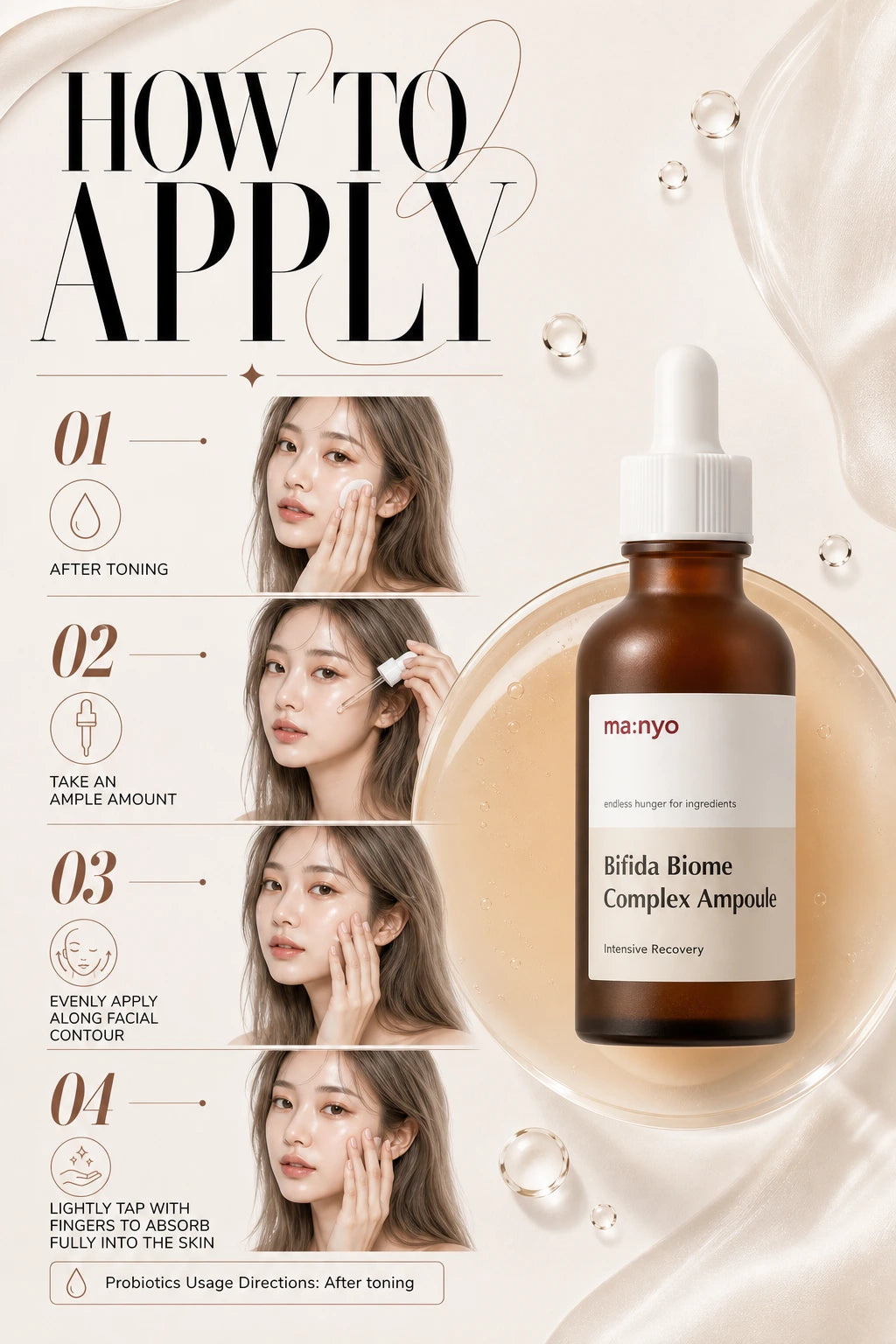 Bifida Biome Complex Ampoule 50ml | Ma:nyo | Ma:nyo Bifida Biome Complex Serum – Artisanal Luxury Hydration