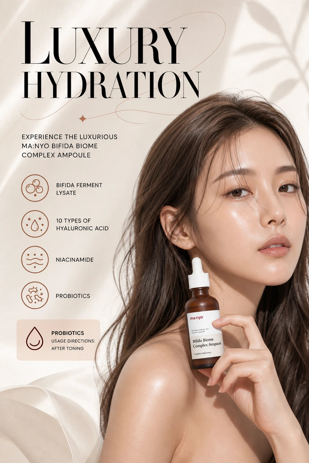 Bifida Biome Complex Ampoule 50ml | Ma:nyo | Ma:nyo Bifida Biome Complex Serum – Artisanal Luxury Hydration