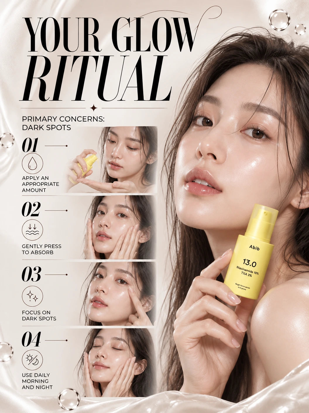 Bright force serum 13.0 pump 30ml | Abib | Abib Bright Force Serum 13.0 – Dark Spot & TXA Serum