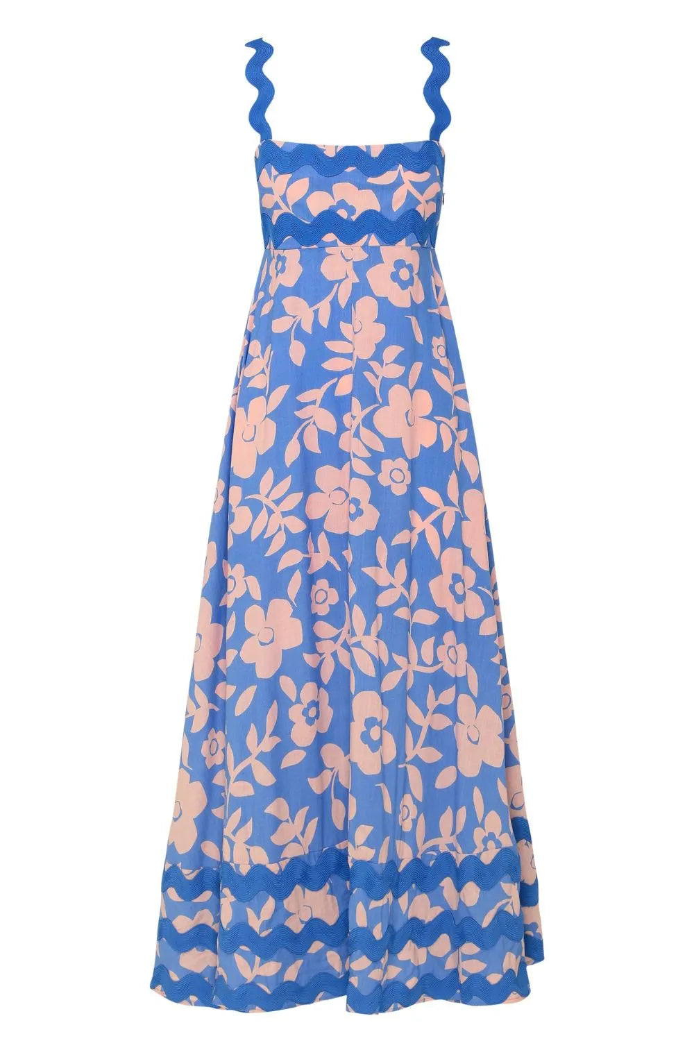 Elegant Square Neck Wide Strap Dress | ULZZANG BELLA