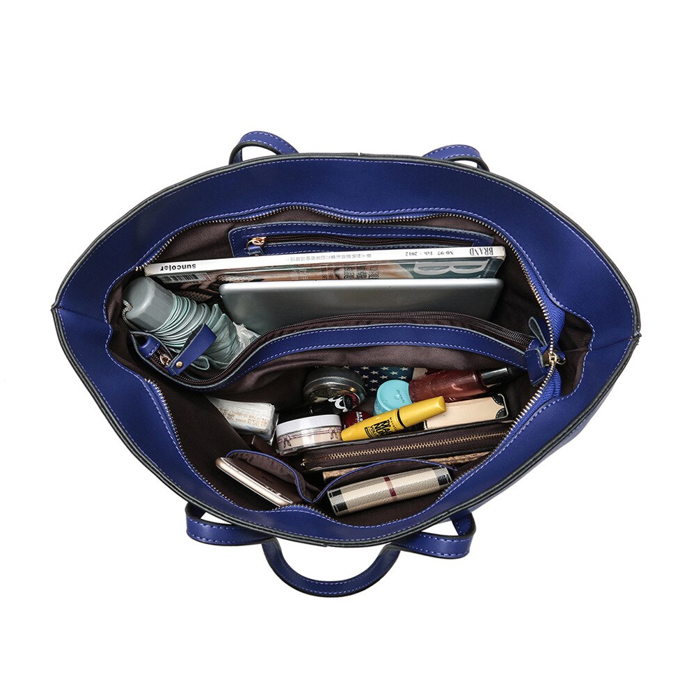 Opulent Leather Puffer Tote Handbag | ULZZANG BELLA