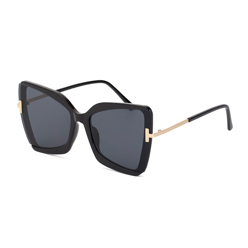 Fashionista Square Sun Shades - Oversized Colorful Sunglasses for Women | ULZZANG BELLA