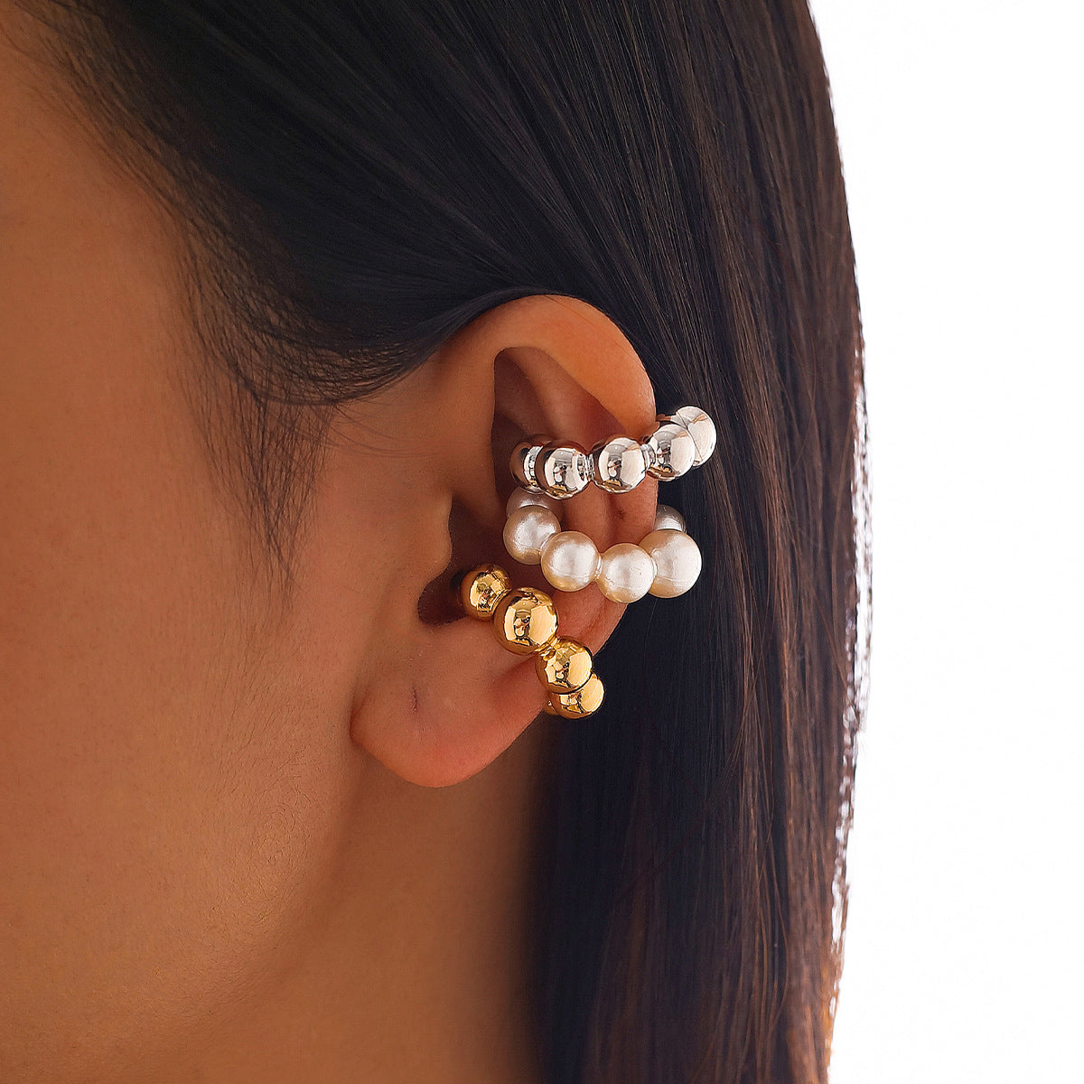 Eleganti orecchini CCB con perle per la musa moderna | ULZZANG BELLA