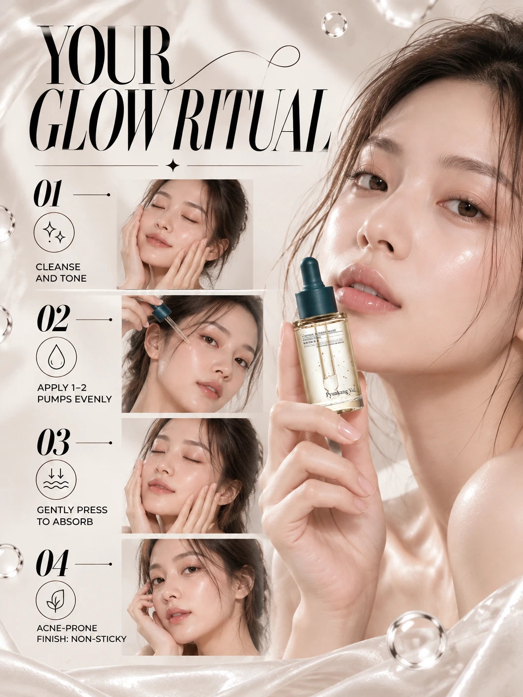 Calming Moisture Serum 30ml | Pyunkang Yul | Pyunkang Yul Calming Moisture Serum - Artisanal Luxury Hydration