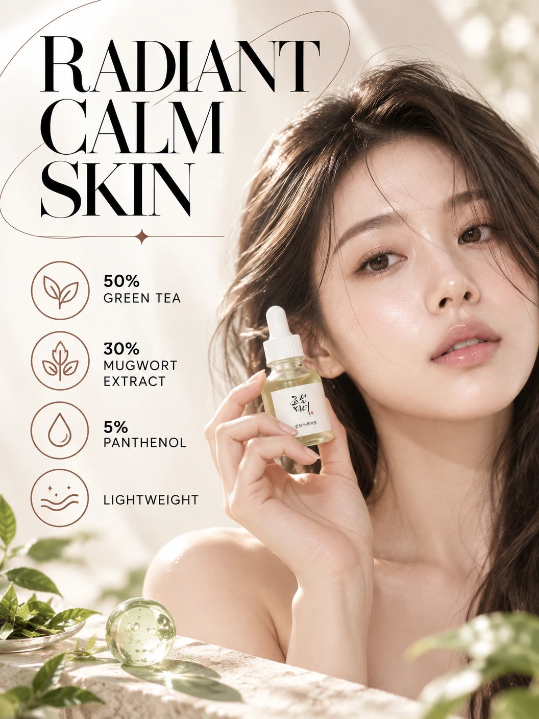 Calming Radiance Serum with Green Tea & Mugwort | Beauty of Joseon | Beauty of Joseon Calming Radiance Serum - Artisanal Luxury