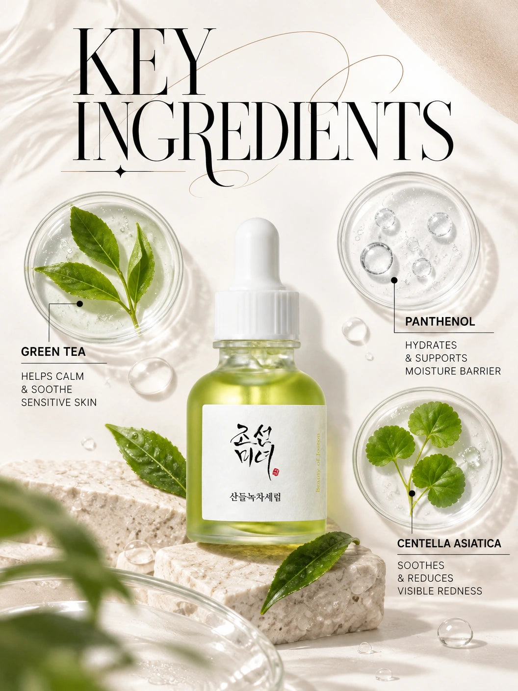 Calming Serum : Green tea + Panthenol 30ml | Beauty of Joseon | Beauty of Joseon Calming Serum Green Tea + Panthenol 30ml