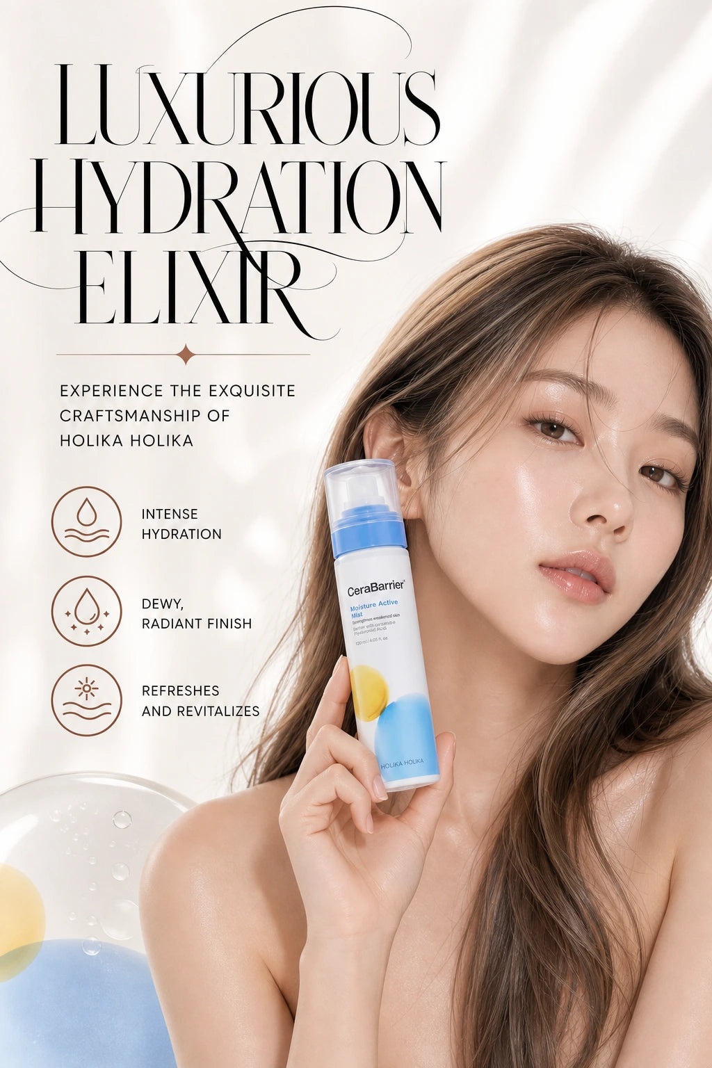 CeraBarrier Moisture Mist 120ml | HOLIKA HOLIKA | HOLIKA HOLIKA CeraBarrier Moisture Mist | Artisanal Hydration