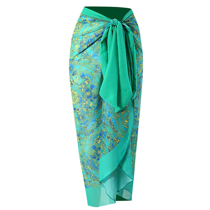 Costume da bagno intero retrò glamour con gonna in chiffon | ULZZANG BELLA