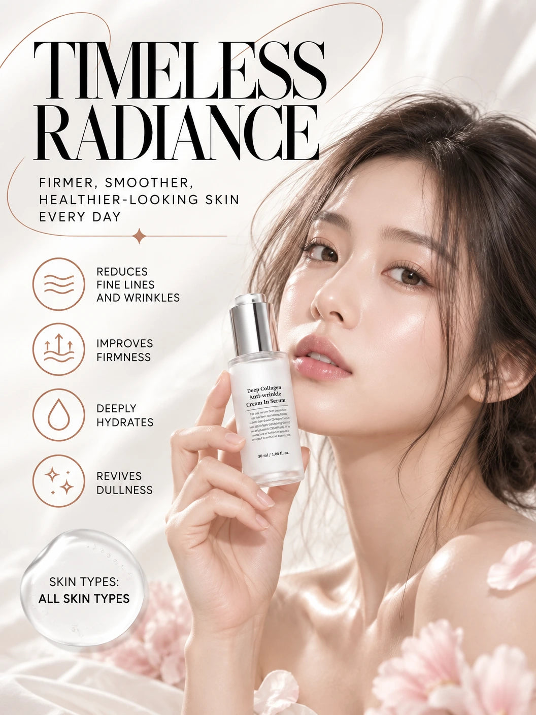 Deep Collagen Anti-Wrinkle Cream In Serum 30ml | Sungboon Editor | Sungboon Editor Deep Collagen Anti-Wrinkle Serum 30ml