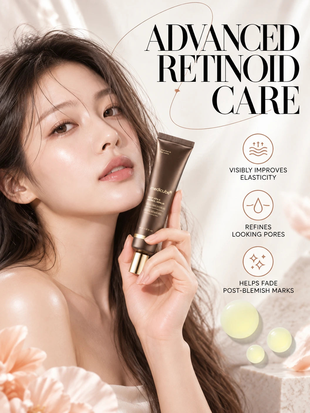 Deep Vita A Retinol Serum 30ml | MEDICUBE | MEDICUBE Deep Vita A Retinol Serum 30ml | Retinoid Care