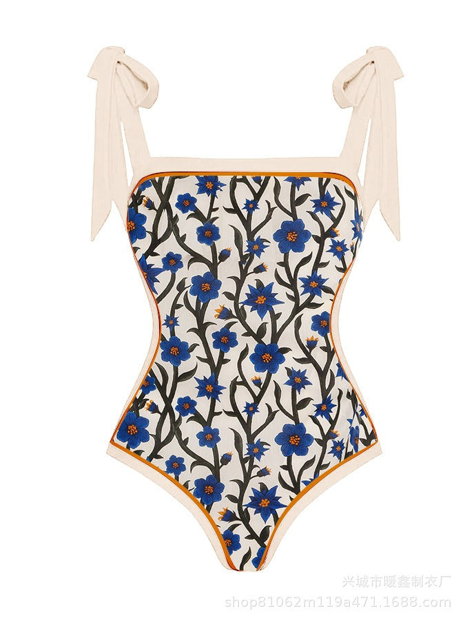 Floral Ruffle Push Up Bikini Set for the Enchanting Woman | ULZZANG BELLA