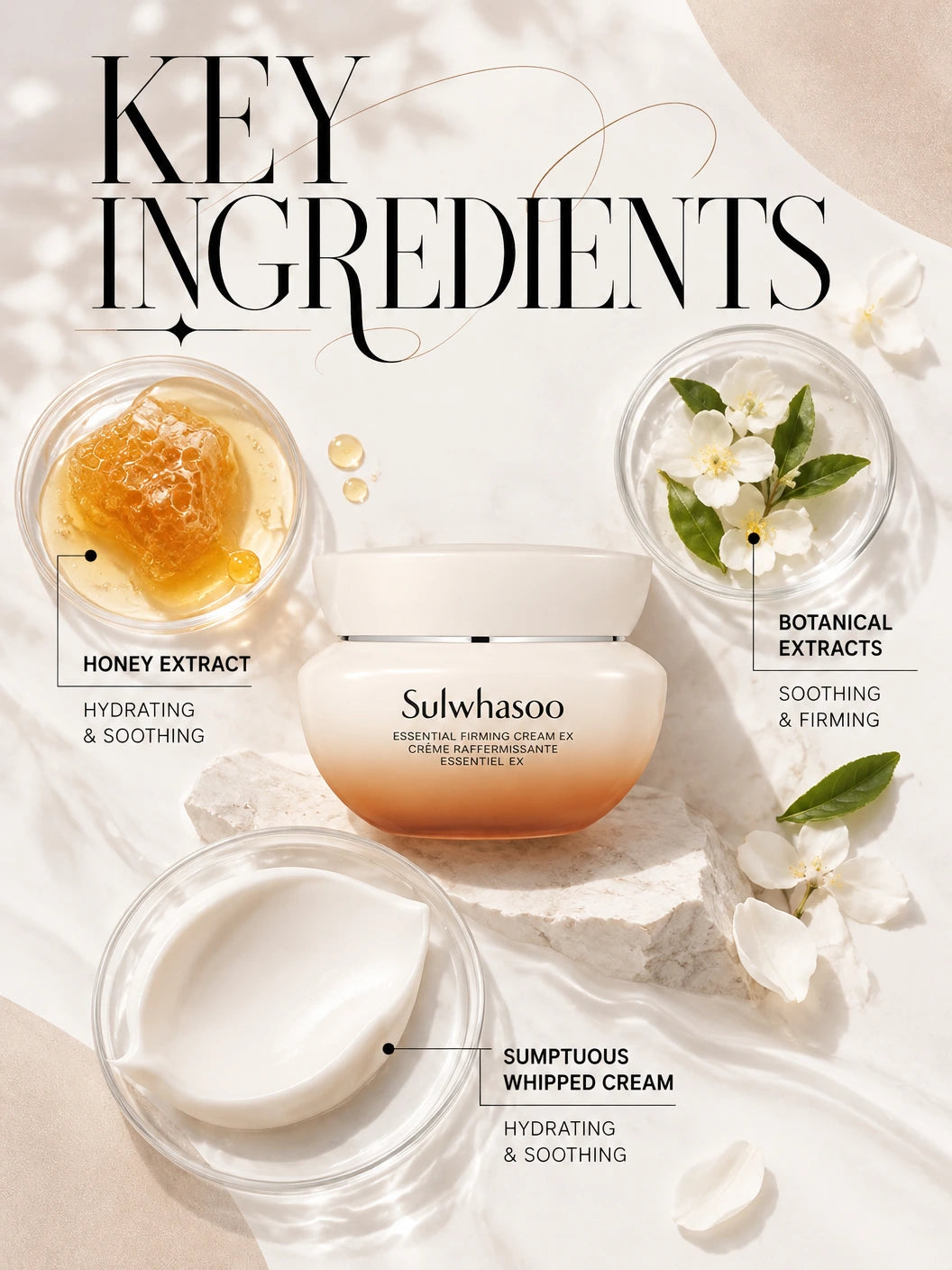 Essential Comfort Firming Cream for Luminous Youth | Sulwhasoo | Sulwhasoo Essential Comfort Firming Cream - Artisanal Luxury