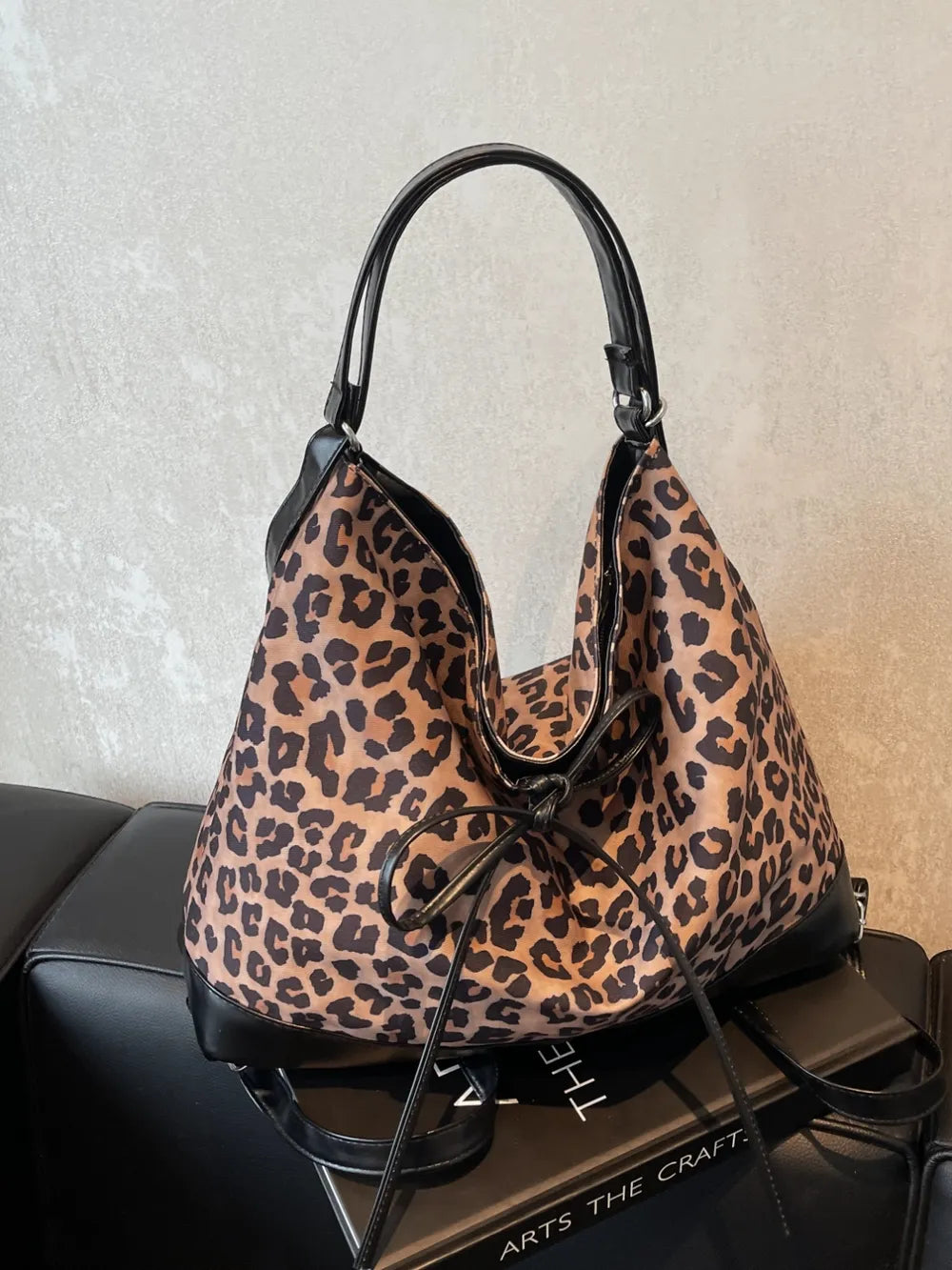 Borsa a tracolla Mocha Leopard Luxe Dual Purpose | ULZZANG BELLA