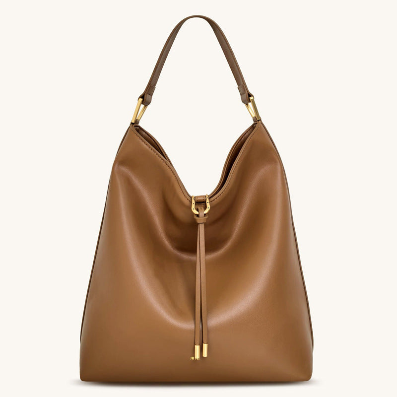 Velvet Suede Crossbody Tote Bag | ULZZANG BELLA