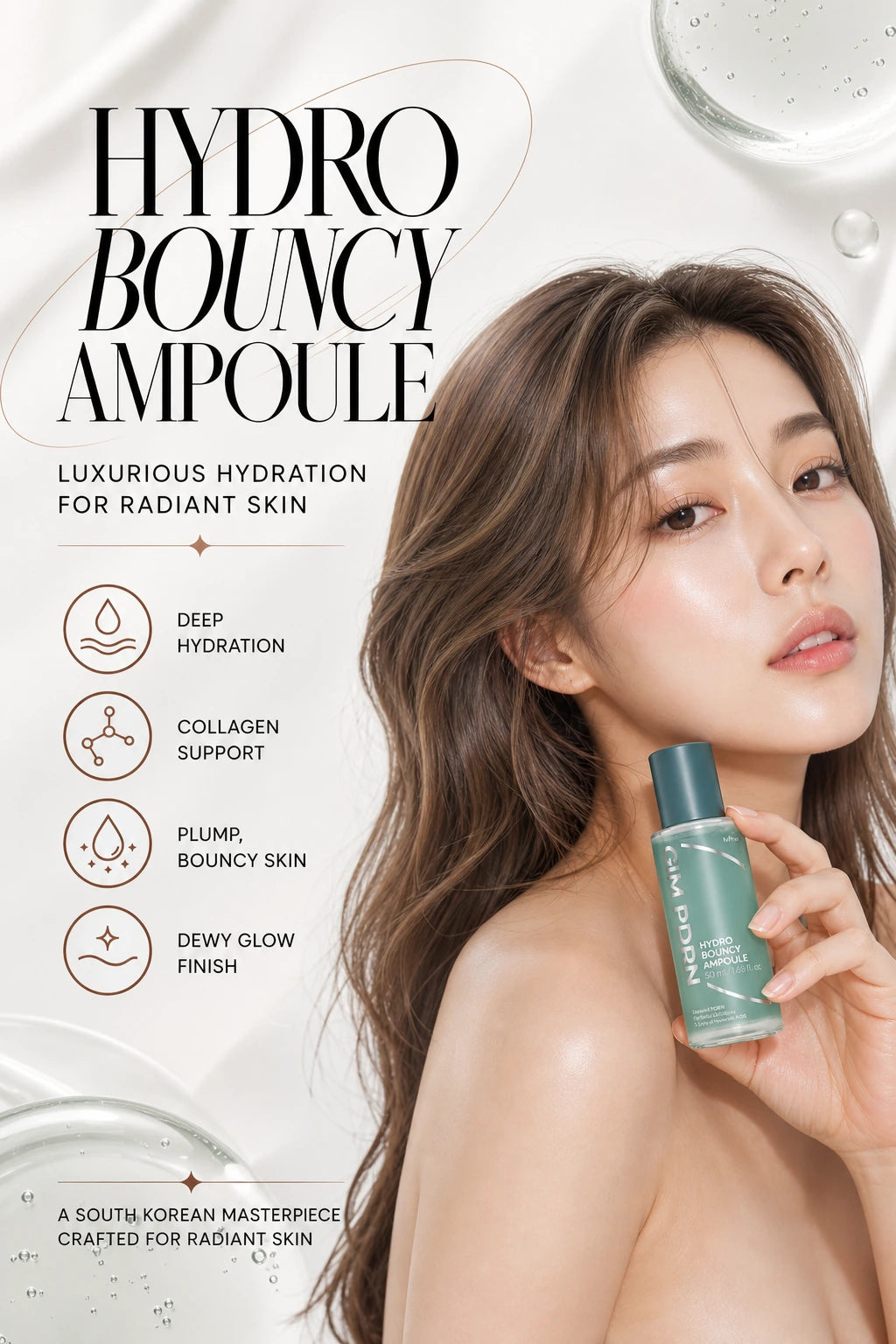 GIM PDRN Hydro Bouncy Ampoule 50ml | ISNTREE | ISNTREE GIM PDRN Hydro Bouncy Ampoule - Artisanal Serum