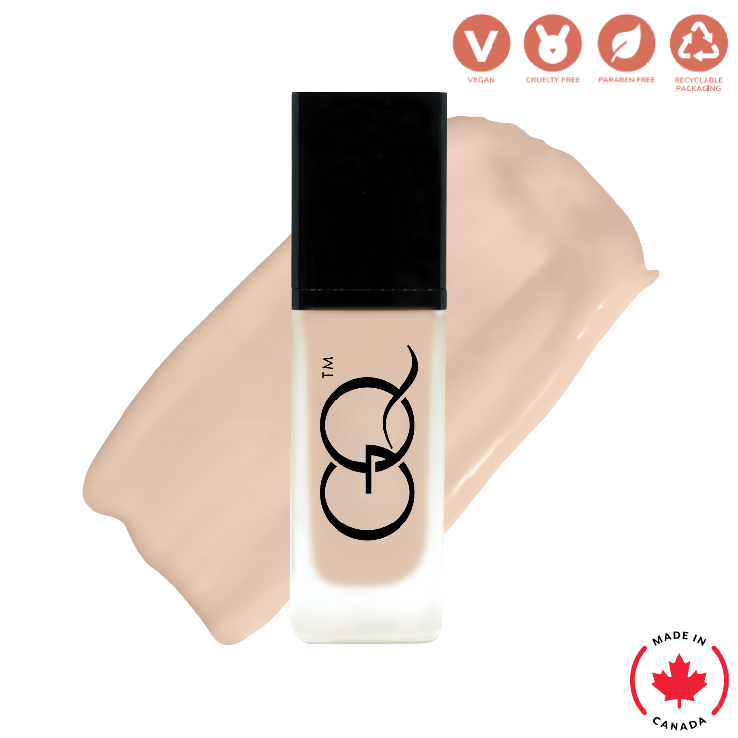 Foundation with SPF - Sandstone (30ml) | GLOWNIQUE