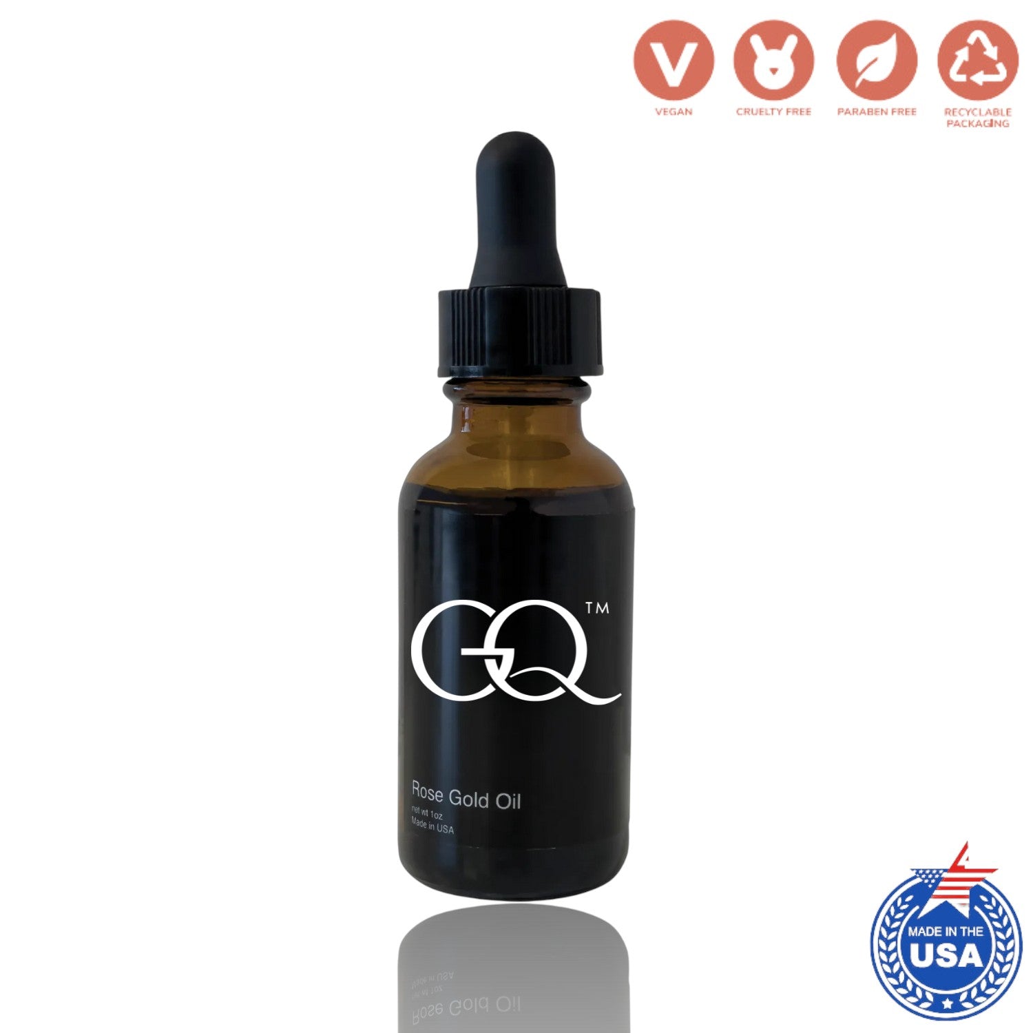 Olio anti-età all'oro rosa (30 ml) | GLOWNIQUE