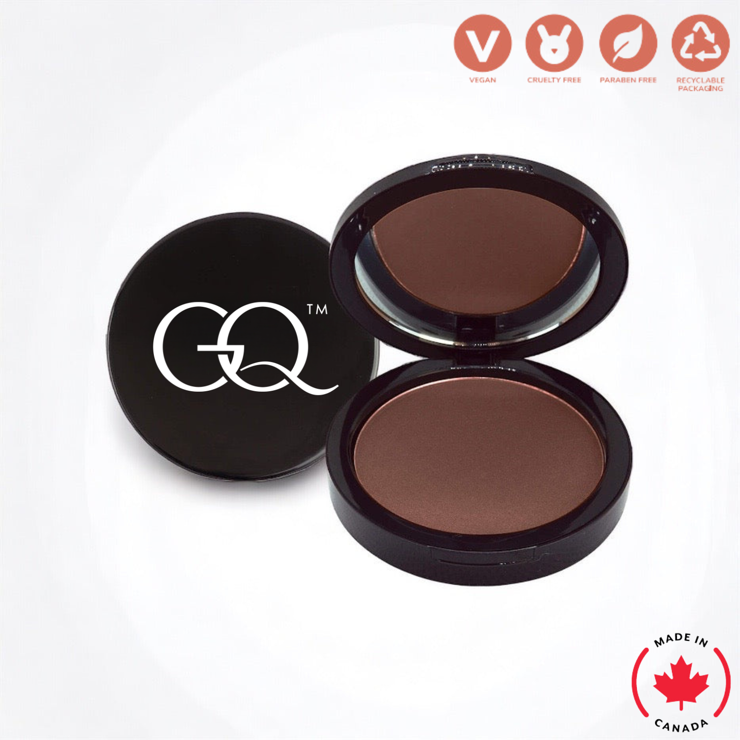 Dual Blend Powder Foundation - Cinnamon (11.5g) | GLOWNIQUE