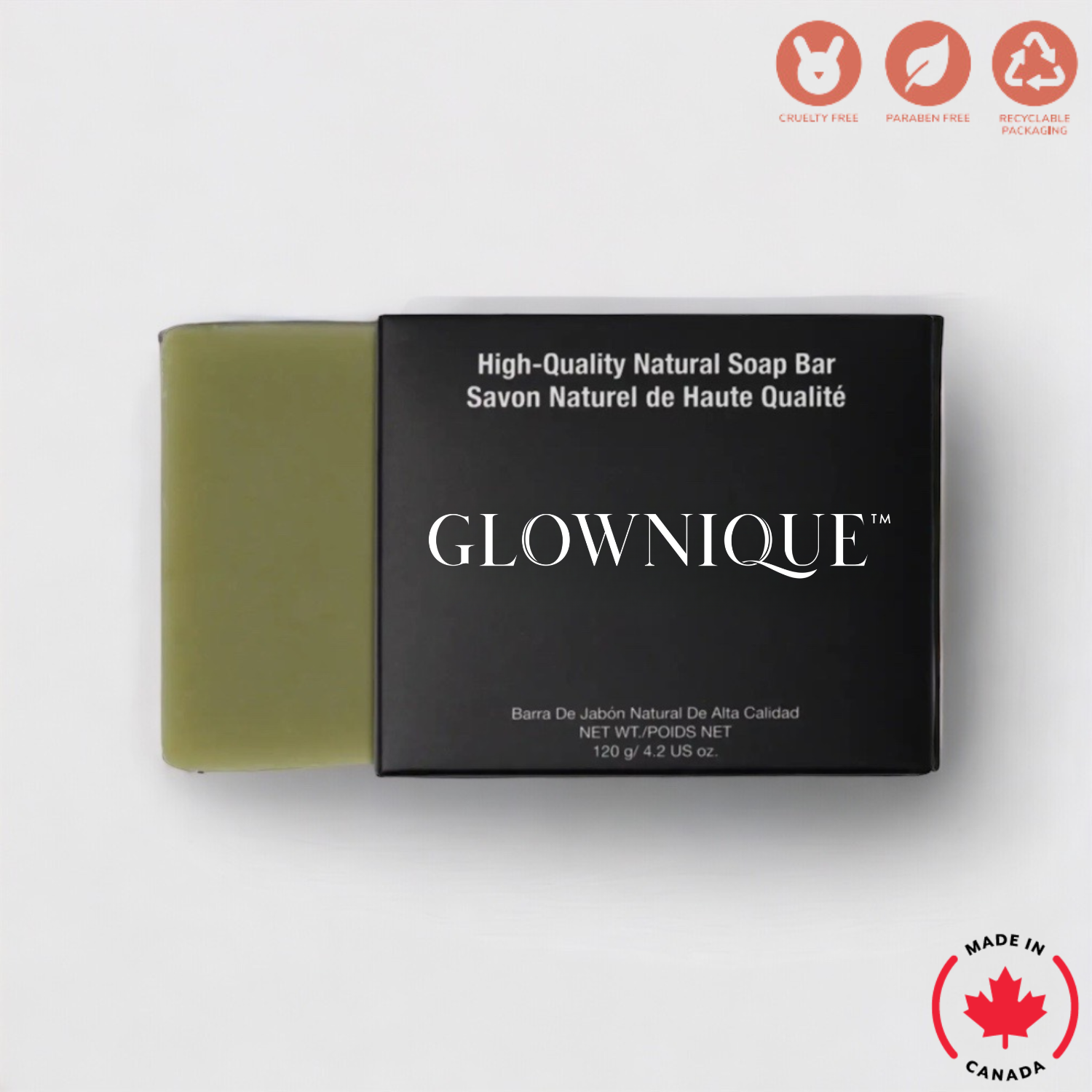 Natural Aloe Rich Soothing Soap (120g) | GLOWNIQUE