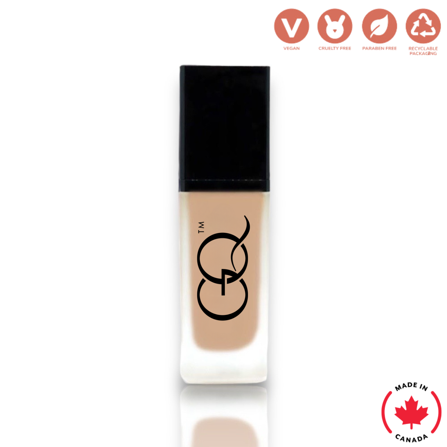 Foundation with SPF - Sandstone (30ml) | GLOWNIQUE