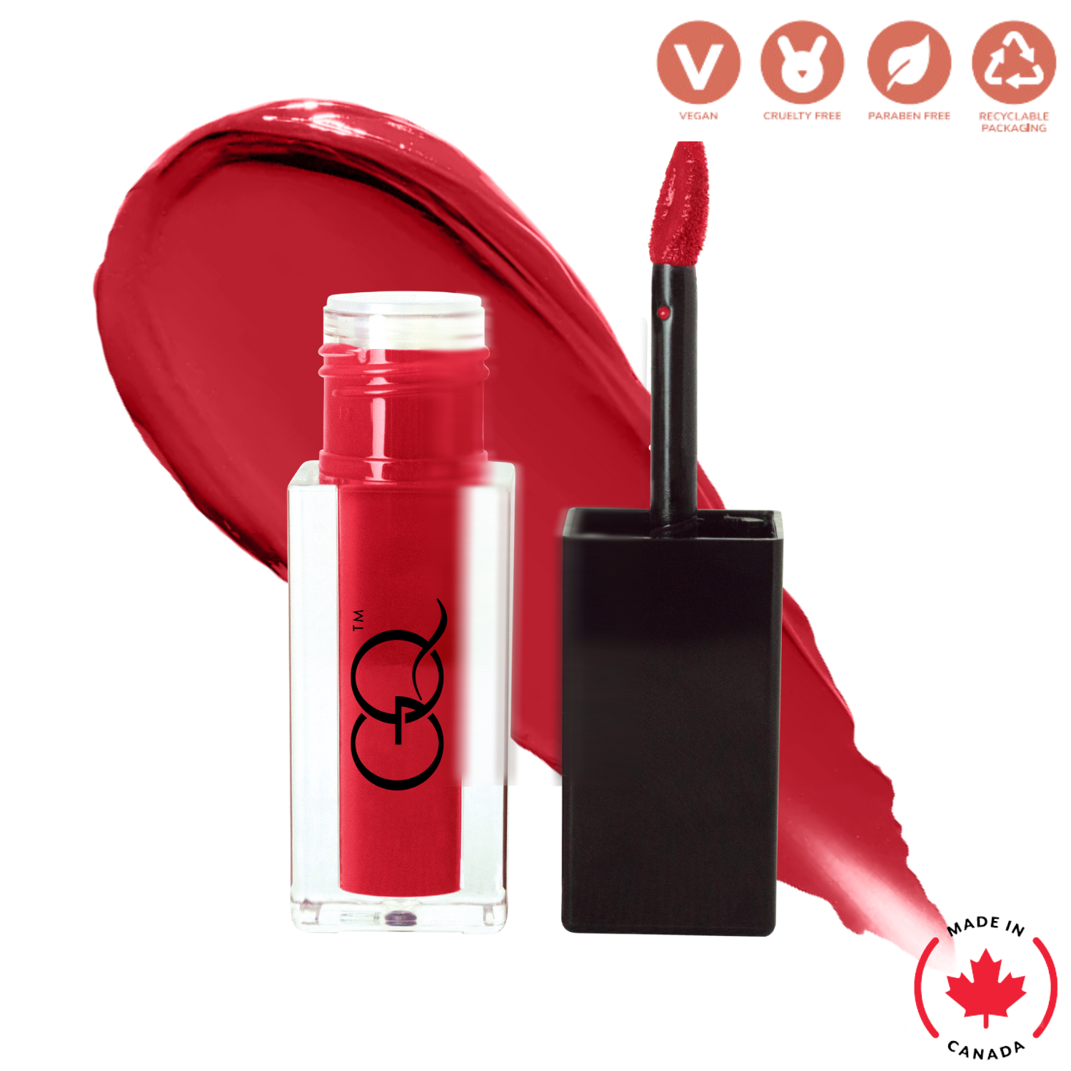 Matte Lip Stain - True Crimson (5ml) | GLOWNIQUE