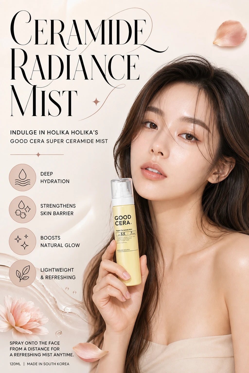 Good Cera Super Ceramide Mist 120ml | HOLIKA HOLIKA | HOLIKA HOLIKA Good Cera Super Ceramide Mist - Artisanal Luxury