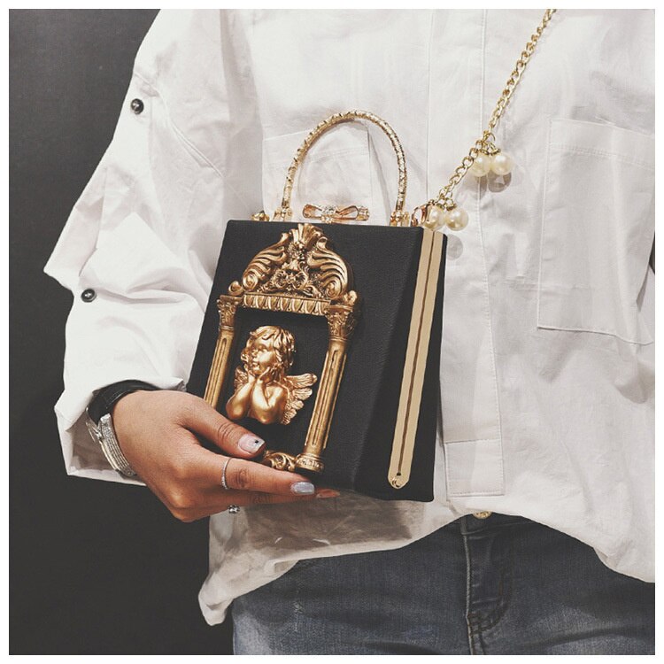 Luxury Divine Elegance Angel Crossbody Handbag for Women | ULZZANG BELLA