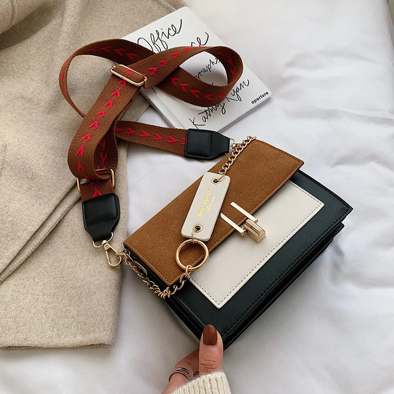 Ultra Fire Retro Mini Handbag with Wide Shoulder Strap | ULZZANG BELLA