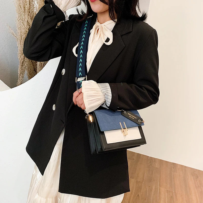 Ultra Fire Retro Mini Handbag with Wide Shoulder Strap | ULZZANG BELLA