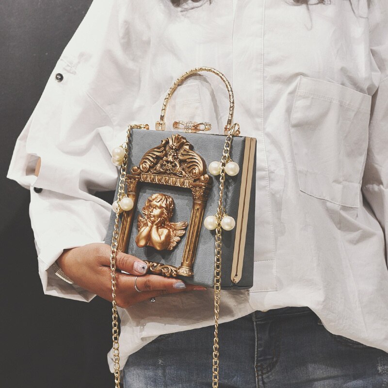 Luxury Divine Elegance Angel Crossbody Handbag for Women | ULZZANG BELLA