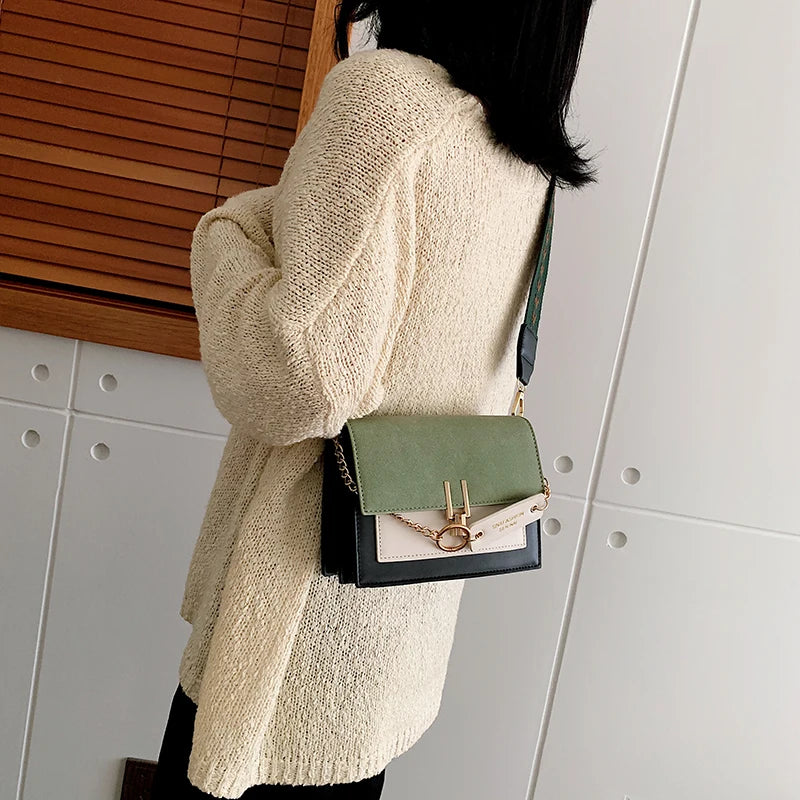 Ultra Fire Retro Mini Handbag with Wide Shoulder Strap | ULZZANG BELLA