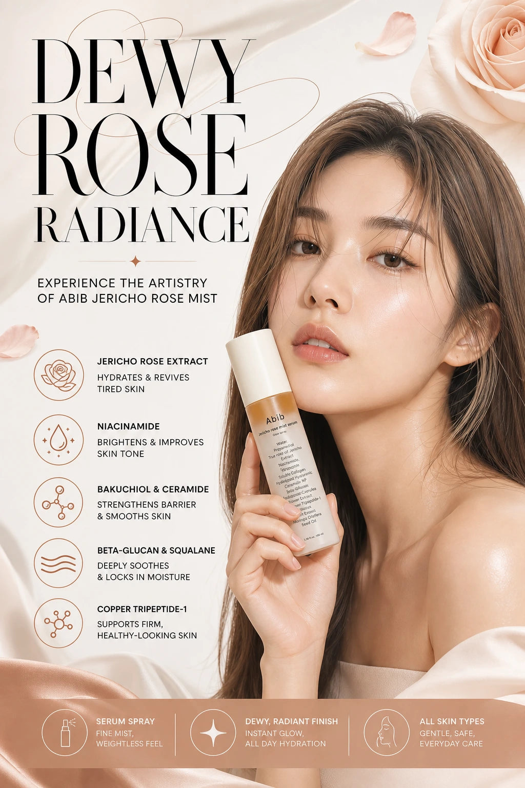 Jericho Rose Mist Werum Glow Spray 100ml | Abib | LANEIGE Jericho Rose Serum - Artisanal Luxury Hydration
