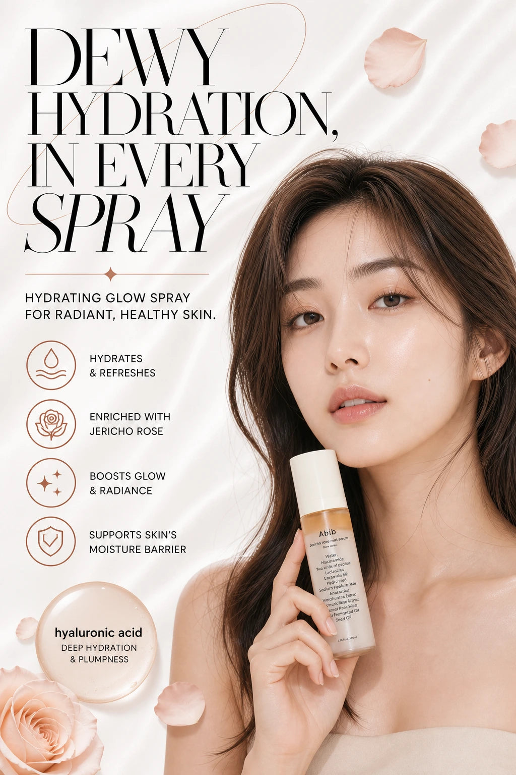 Jericho Rose Mist Werum Glow Spray 100ml | Abib | Abib Jericho Rose Mist Serum – Hydrating Glow Spray