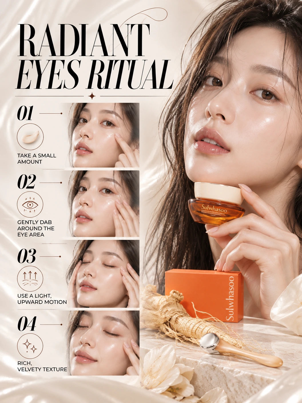 Luminous Ginseng Anti-Aging Eye Cream | Sulwhasoo | Sulwhasoo Luminous Ginseng Eye Cream – Artisanal Luxury Care