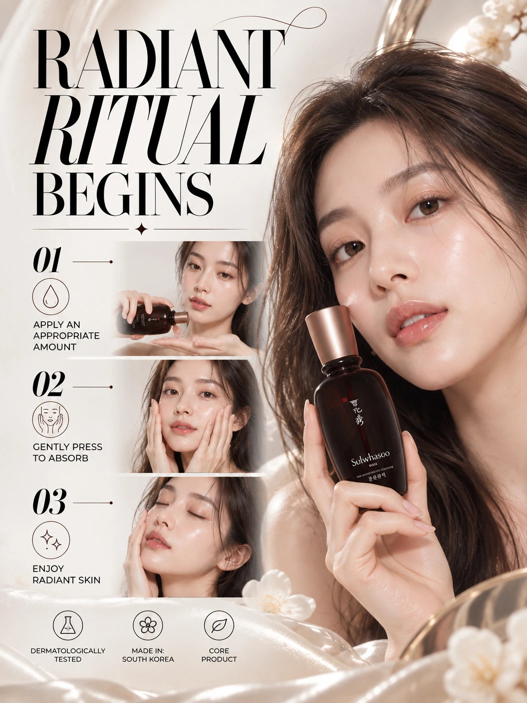 Luminous Vitality Emulsion with Sea Buckthorn | Sulwhasoo | Sulwhasoo Luminous Vitality Emulsion - Handcrafted Luxury Serum