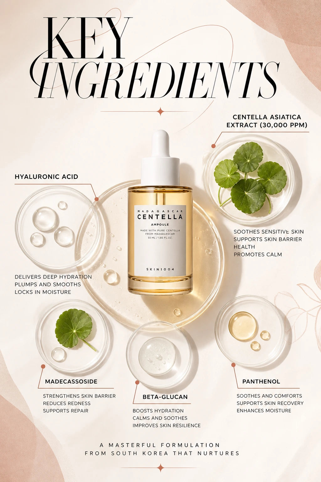 Madagascar Centella Ampoule 55ml | SKIN1004 | SKIN1004 Madagascar Centella Serum - Handcrafted Luxury Elixir