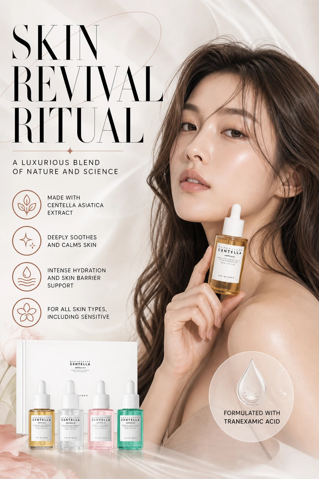 Madagascar Centella Ampoule Kit | SKIN1004 | SKIN1004 Centella Ampoule Kit - Artisanal Luxury Serum