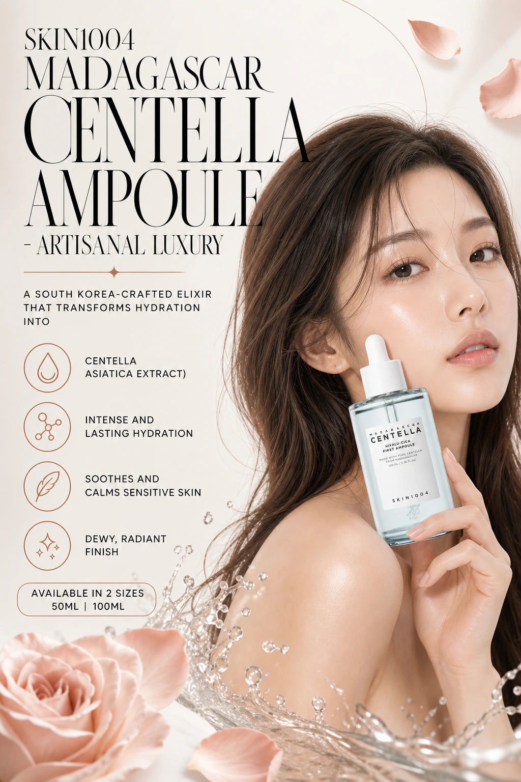 Madagascar Centella Hyalu-Cica First Ampoule - 2 Size | SKIN1004 | SKIN1004 Madagascar Centella Ampoule - Artisanal Luxury Serum
