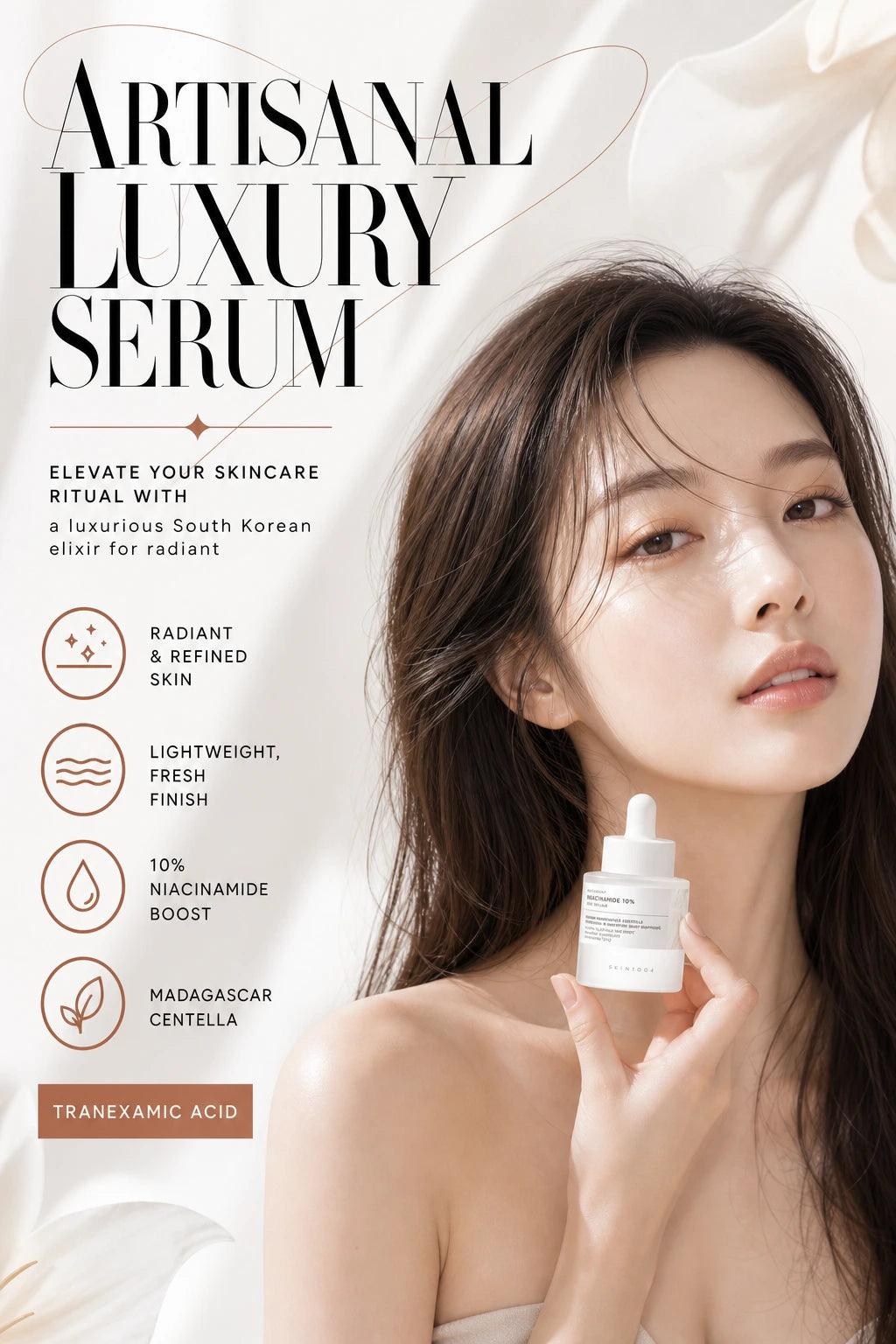 Madagascar Centella Niacinamide 10 Boosting Shot Ampoule 30ml | SKIN1004 | SKIN1004 Niacinamide 10 Ampoule - Artisanal Luxury Serum