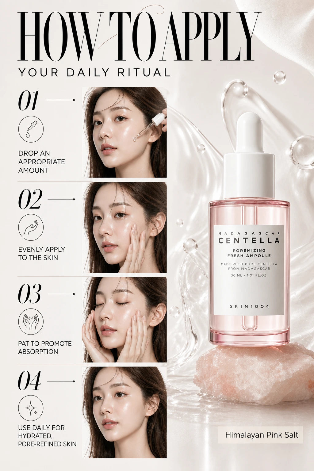 Madagascar Centella Poremizing Fresh Ampoule 30ml | SKIN1004 | SKIN1004 Madagascar Centella Poremizing Luxe Serum Couture