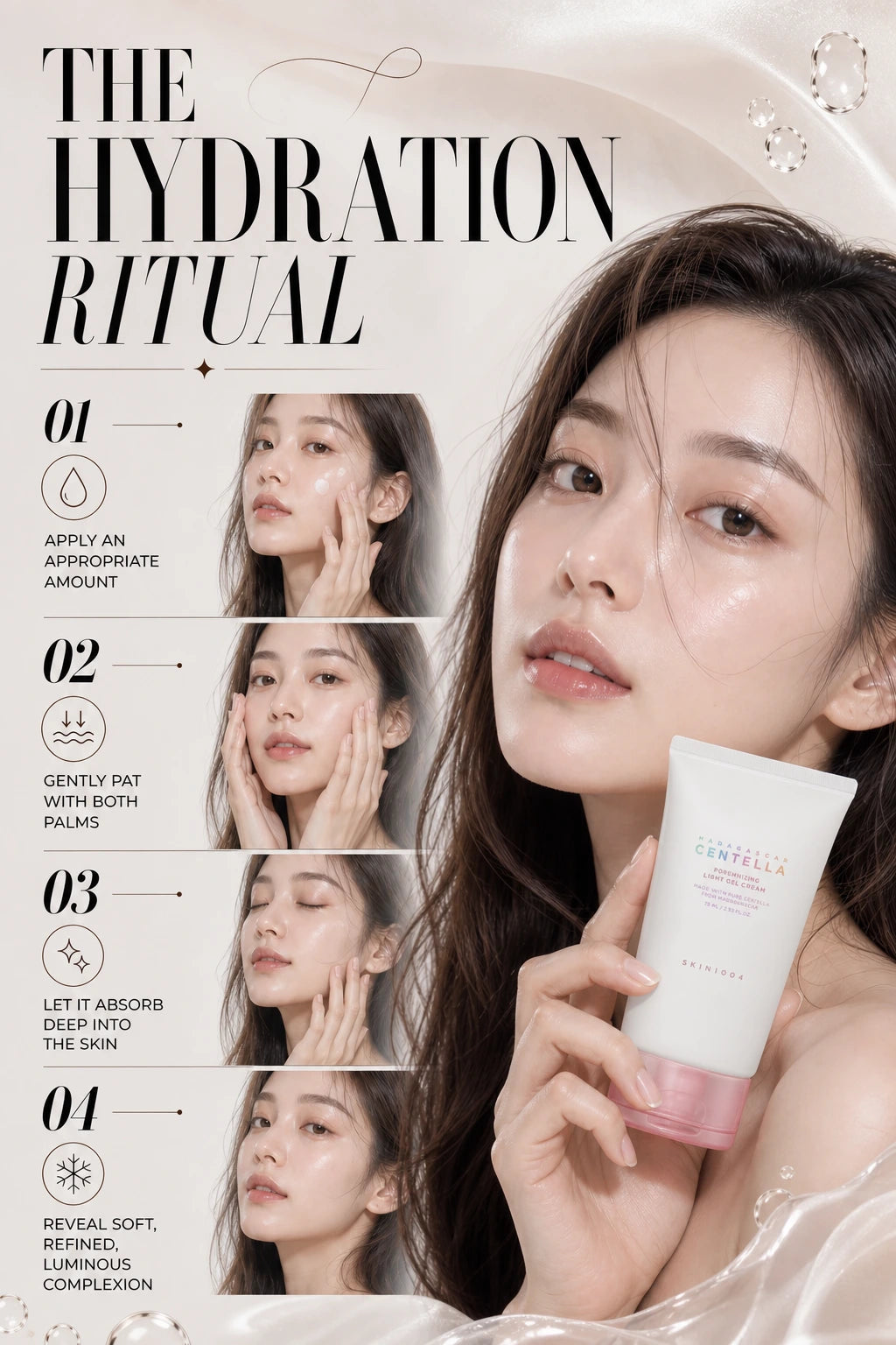 Madagascar Centella Poremizing Light Gel Cream 75ml | SKIN1004 | SKIN1004 Madagascar Centella Gel Cream – Artisanal Hydration