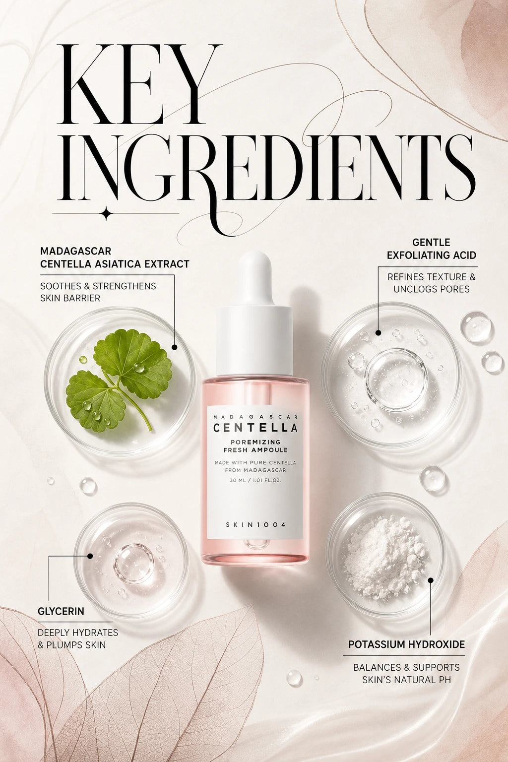 Madagascar Centella Poremizing Travel Kit | SKIN1004 | SKIN1004 Madagascar Centella Poremizing Cream, Artisanal Luxury