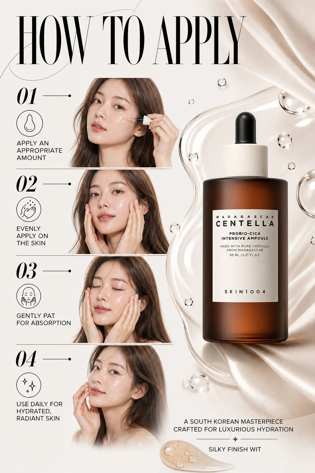 Madagascar Centella Probio-Cica Intensive Ampoule 95ml | SKIN1004 | SKIN1004 Madagascar Centella Intensive Ampoule - Artisanal Luxury