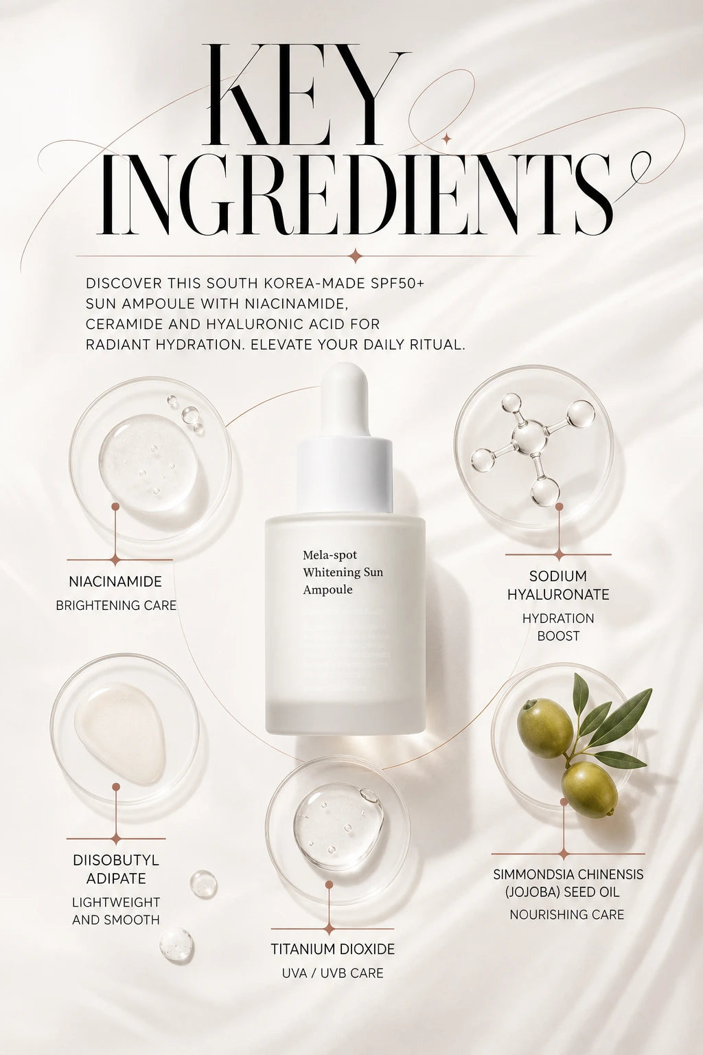 Mela-spot Whitening Sun Ampoule 40ml | Sungboon Editor | Sungboon Editor Couture Whitening Sun Ampoule SPF50+