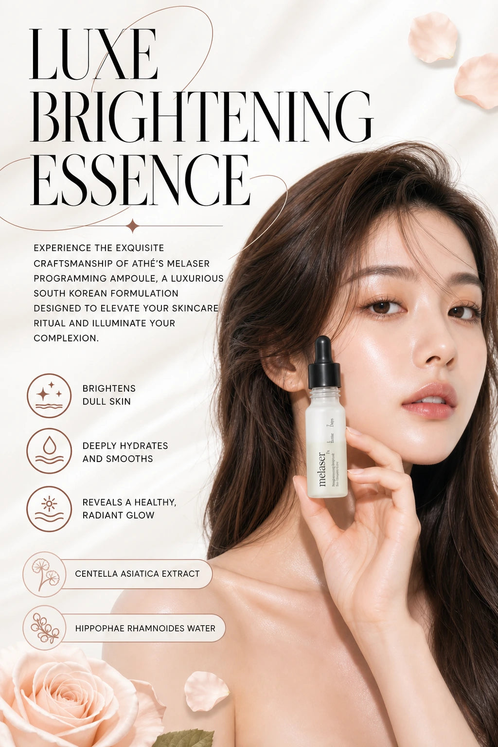 Melaser Programming Ampoule 10ml | athé | athé Melaser Programming Ampoule – Artisanal Brightening Serum