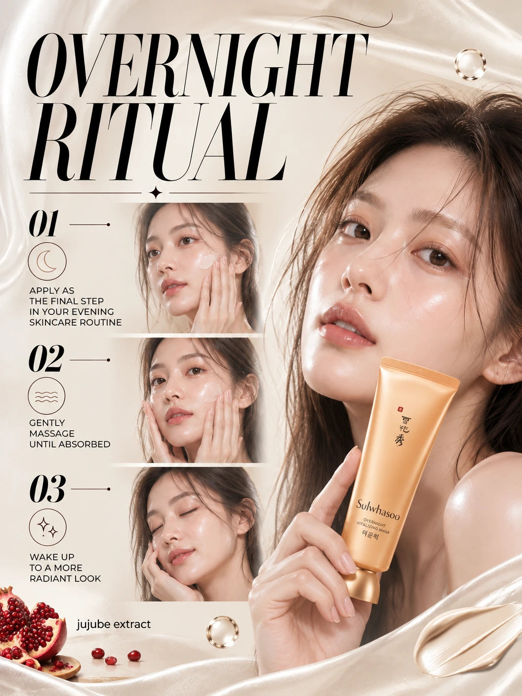 Radiance Restoring Overnight Vitalizing Mask | Sulwhasoo | Sulwhasoo Radiance Restoring Overnight Mask - Artisanal Cream