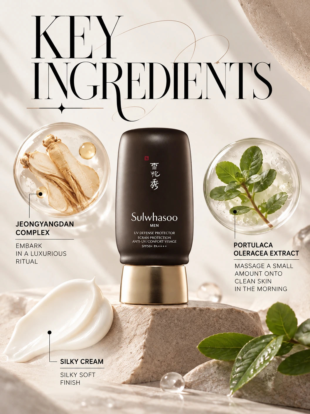 Radiant Age-Defying Sunshield | Sulwhasoo | Sulwhasoo Radiant Age-Defying Sunshield Cream - Artisanal Luxury